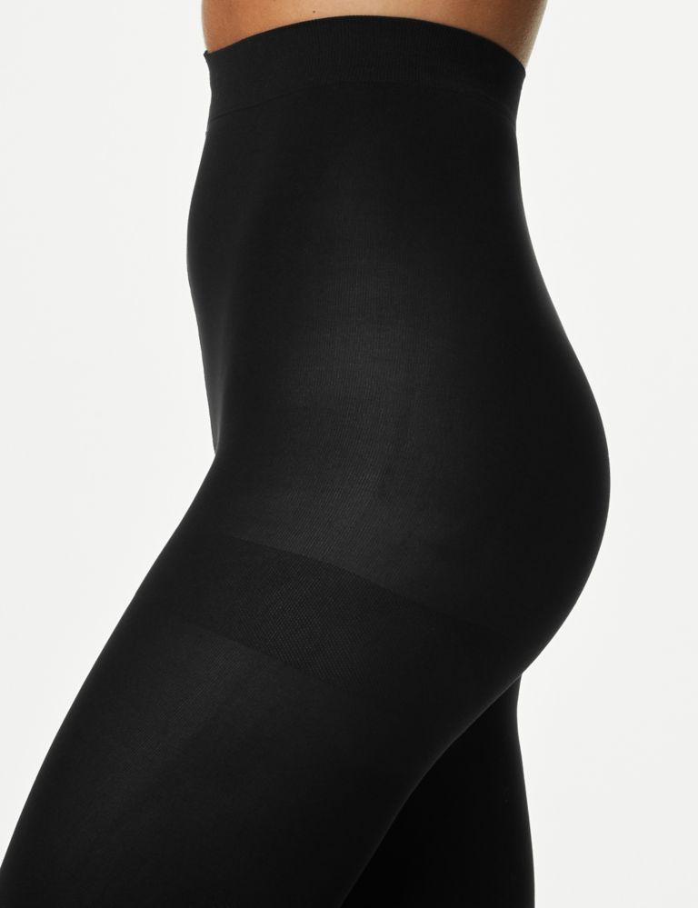 High Waist control shaping tights [Black 60 Denier] – The Pantry Underwear