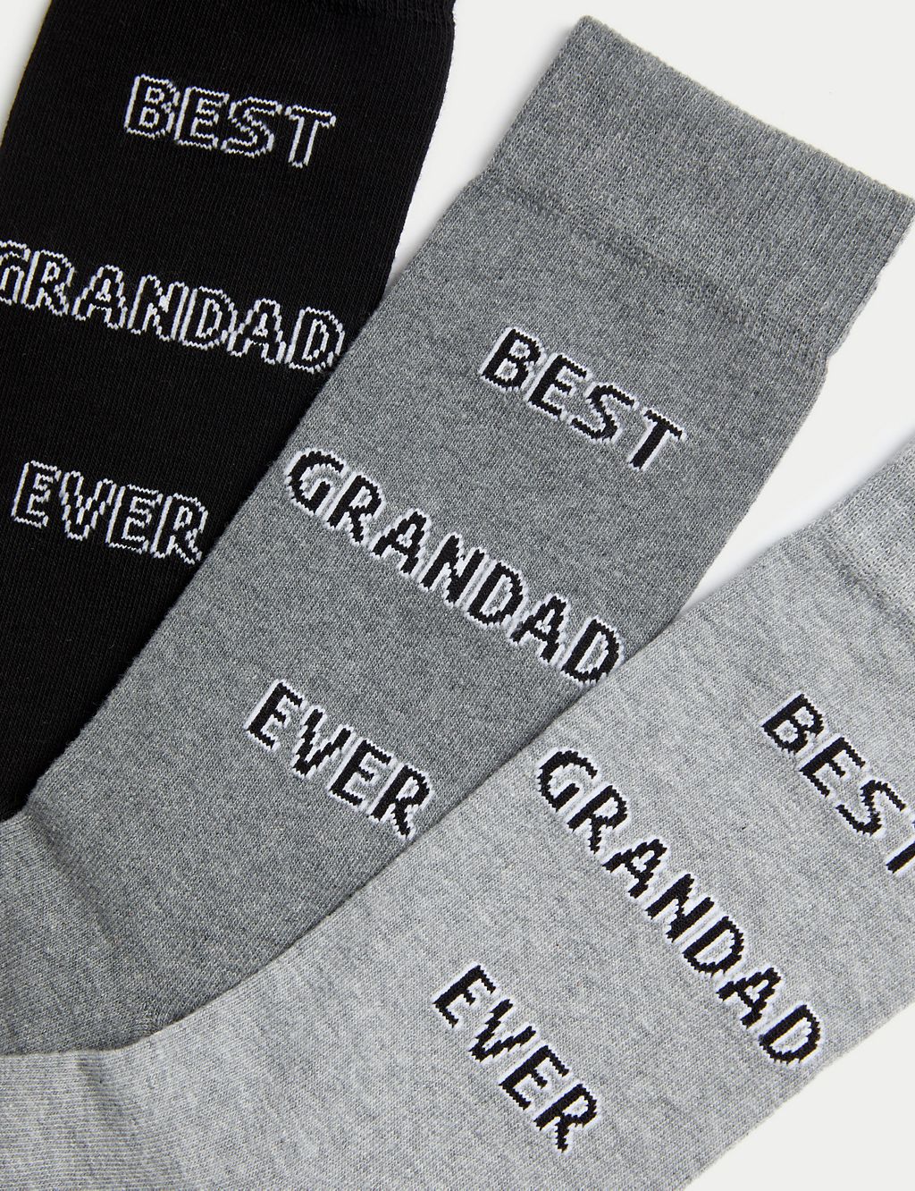 3pk Best Grandad Ever Cotton Rich Socks 1 of 3