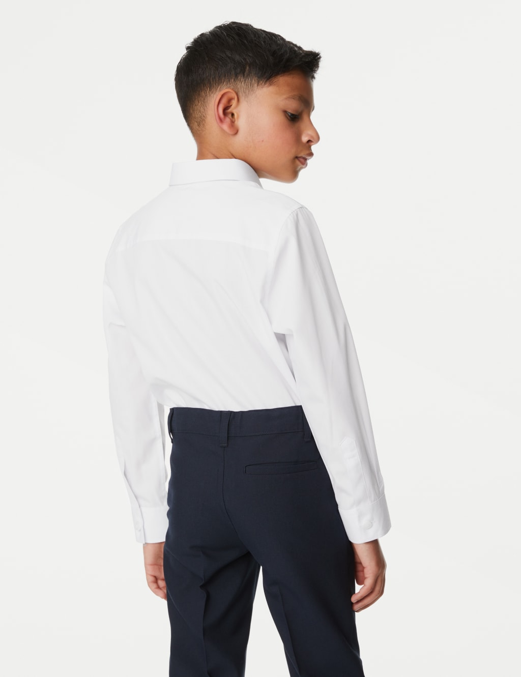 3pk Boys' Easy Dressing Easy Iron School Shirts (3-18 Yrs) 6 of 7