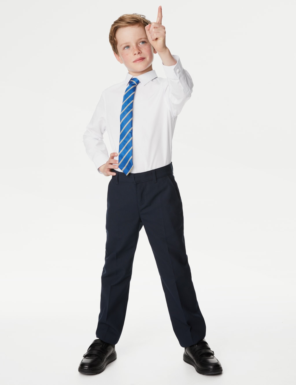 3pk Boys' Easy Iron School Shirts (2-16 Yrs) 3 of 7