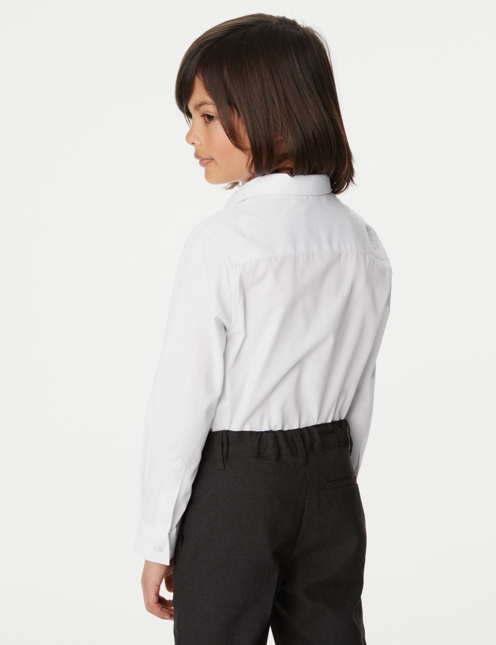 3pk Boys' Slim Fit Easy Iron School Shirts (216 Yrs) M&S Collection