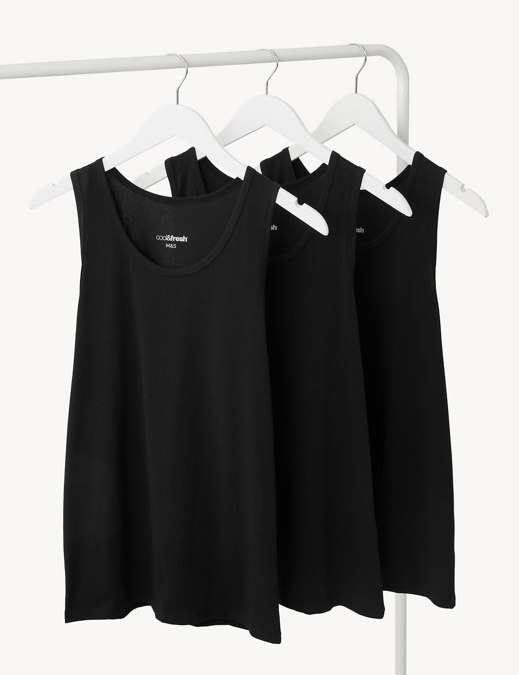 3pk Cool & Fresh™ Sleeveless Vests 3 of 4