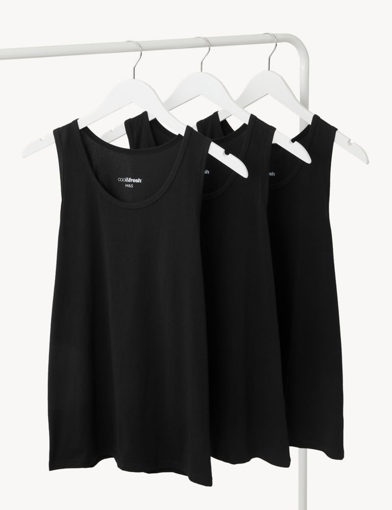 3pk Cool & Fresh™ Sleeveless Vests 1 of 4