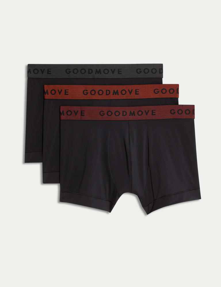 3pk Cool & Fresh™ Sports Trunks 1 of 4