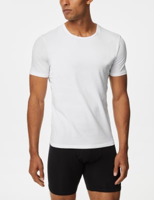 3pk Cool & Fresh™ T-Shirt Vests Image 2 of 4