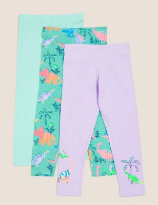 Cat & Jack Cream ​Girls' Dinosaur Print Leggings, The Best Deals on  Back-to-School Clothing (So Far)