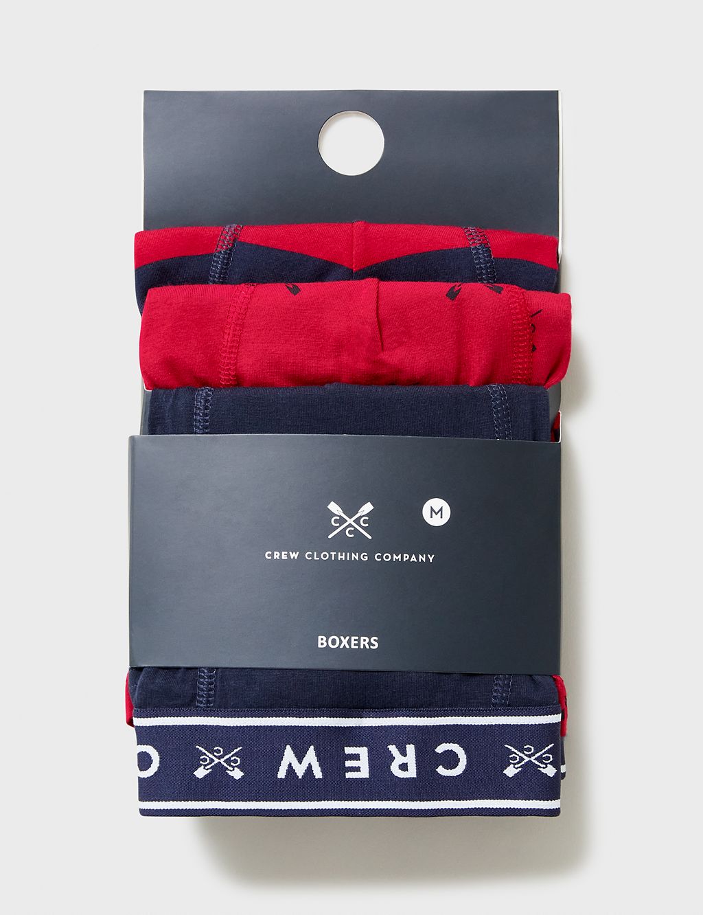 3pk Cotton Rich Assorted Boxers | Crew Clothing | M&S
