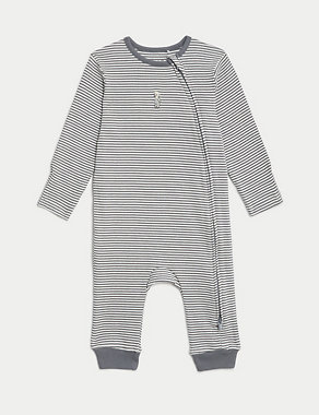 3pk Cotton Rich Bear Sleepsuits (6½lbs-3 Yrs) Image 2 of 5
