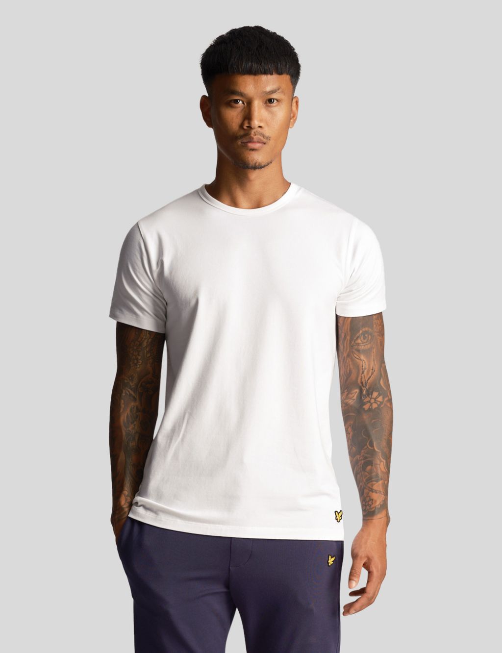 3pk Cotton Rich Crew Neck T-Shirts | Lyle & Scott | M&S
