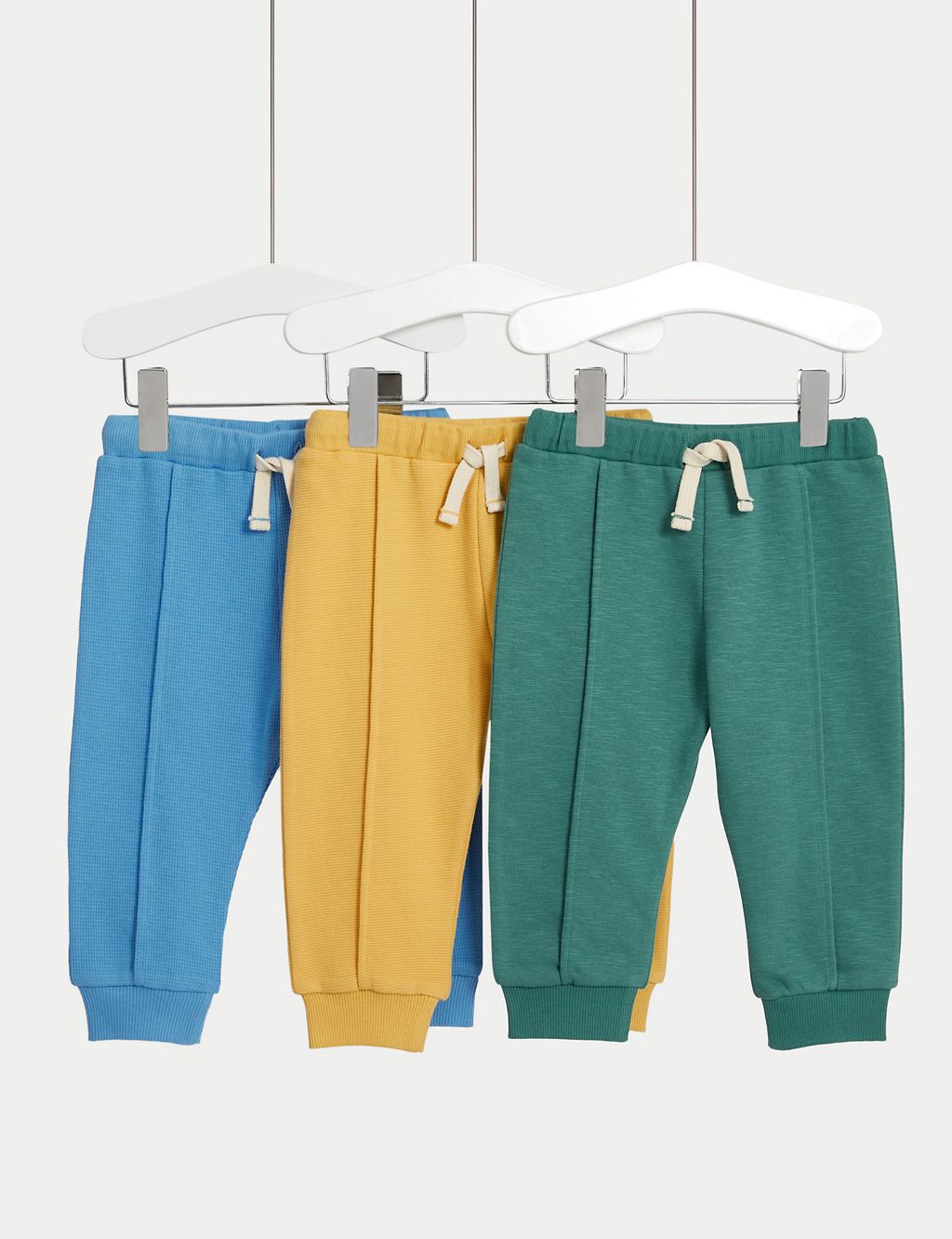 3pk Cotton Rich Joggers (0-3 Yrs) 3 of 5