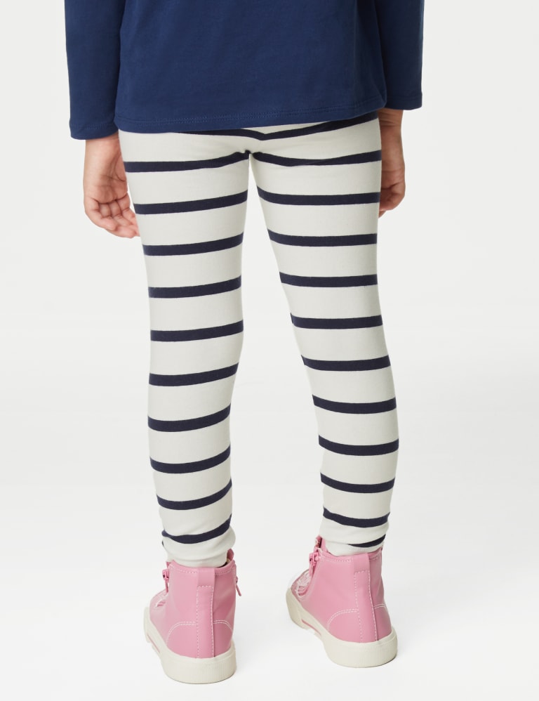 Patterned cotton leggings online
