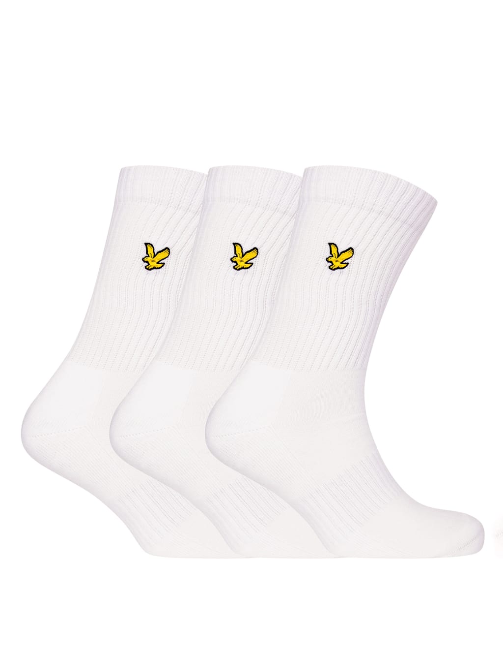 3pk Cotton Rich Sports Socks Lyle & Scott M&S
