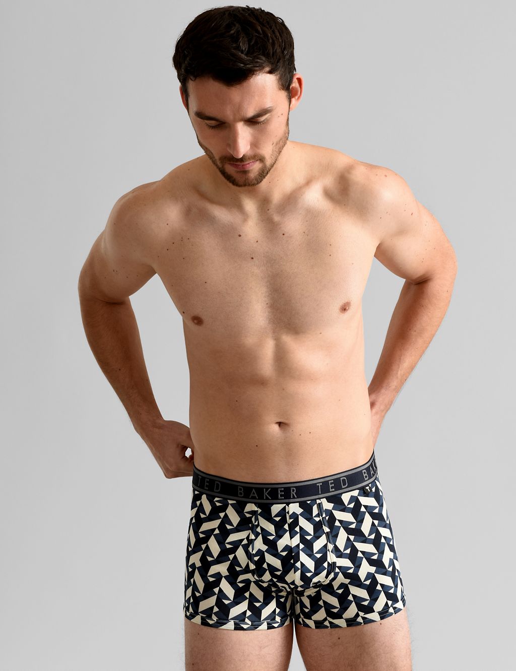3pk Cotton Stretch Printed Trunks 4 of 6