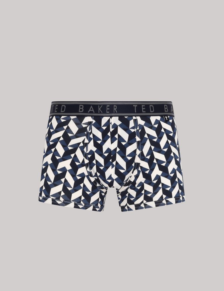 3pk Cotton Stretch Printed Trunks 2 of 6