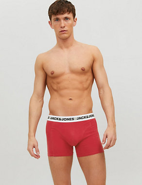 3pk Cotton Stretch Trunks Image 2 of 8