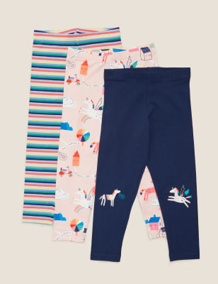Unicorn print leggings top