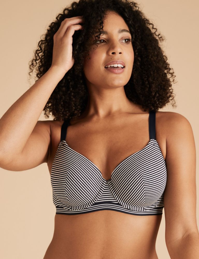 3pk Cotton Wired Full Cup Bras A-E 5 of 5