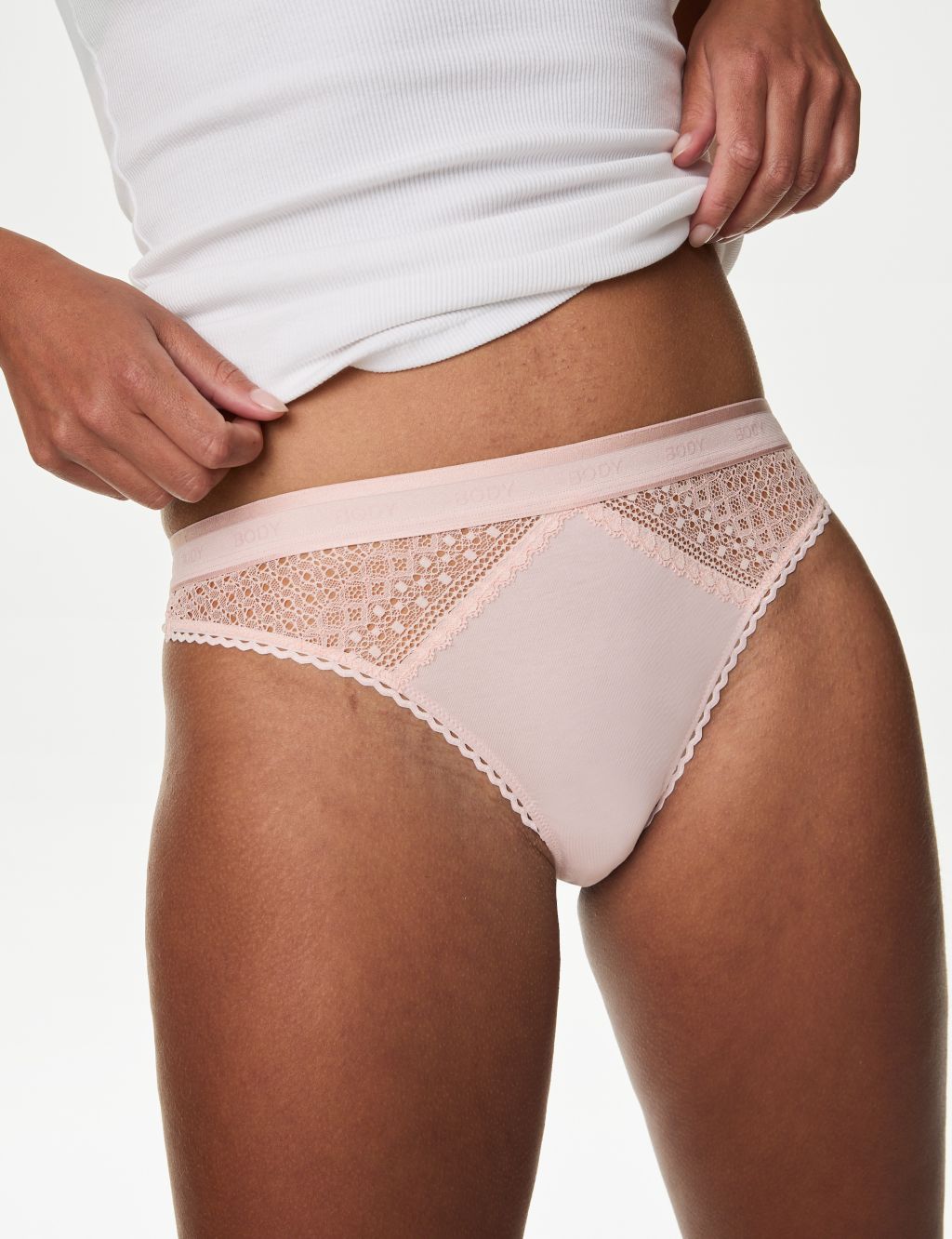3pk Cotton with Cool Comfort™ Thongs 2 of 5