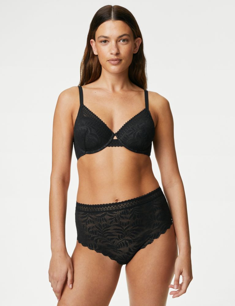 3pk Flexifit™ High Waisted Thongs, Body by M&S