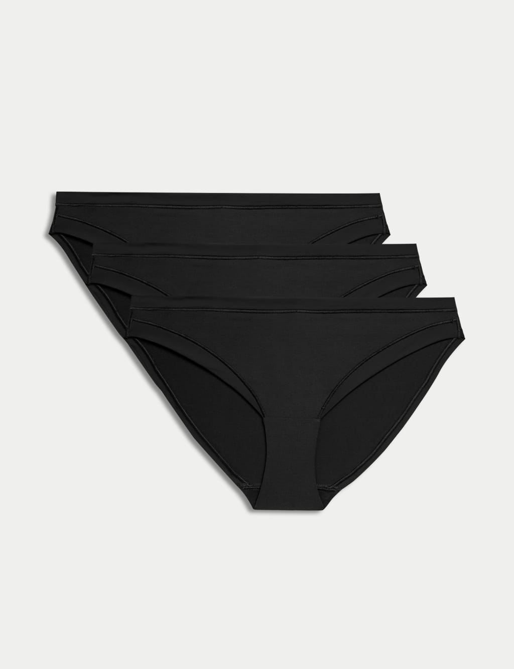 3pk Flexifit™ Modal Thongs, Body by M&S