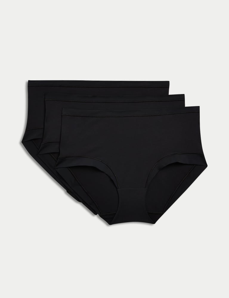 3pk Flexifit™ Modal High Leg Knickers, Body by M&S