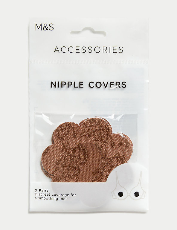 3pk Floral Nipple Covers Image 1 of 2