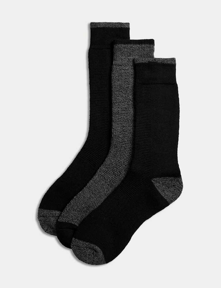 3pk Heatgen™ Maximum Warmth Thermal Socks, M&S Collection