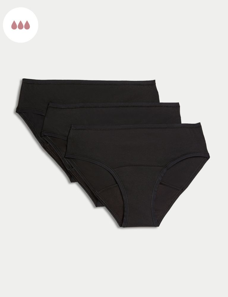 Unders by Proof Period Underwear Regular Absorbency Briefs - Black - XS/S 1  ct