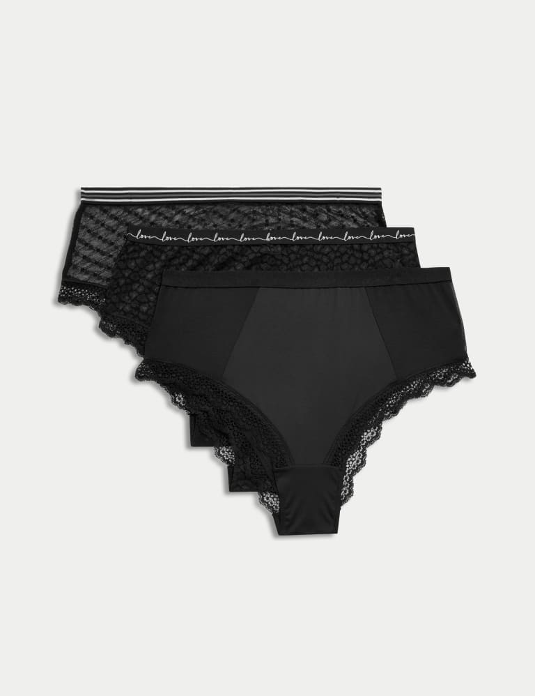 3pk No VPL Brazilian Knickers