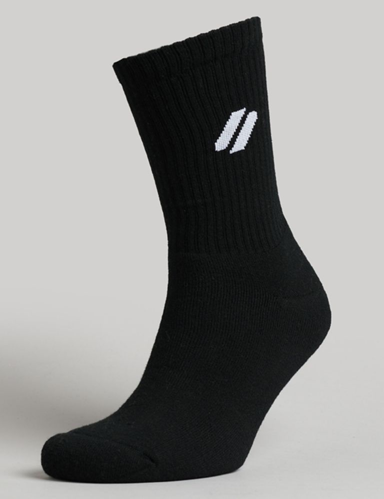 3pk Logo Embroidered Sports Socks 4 of 4
