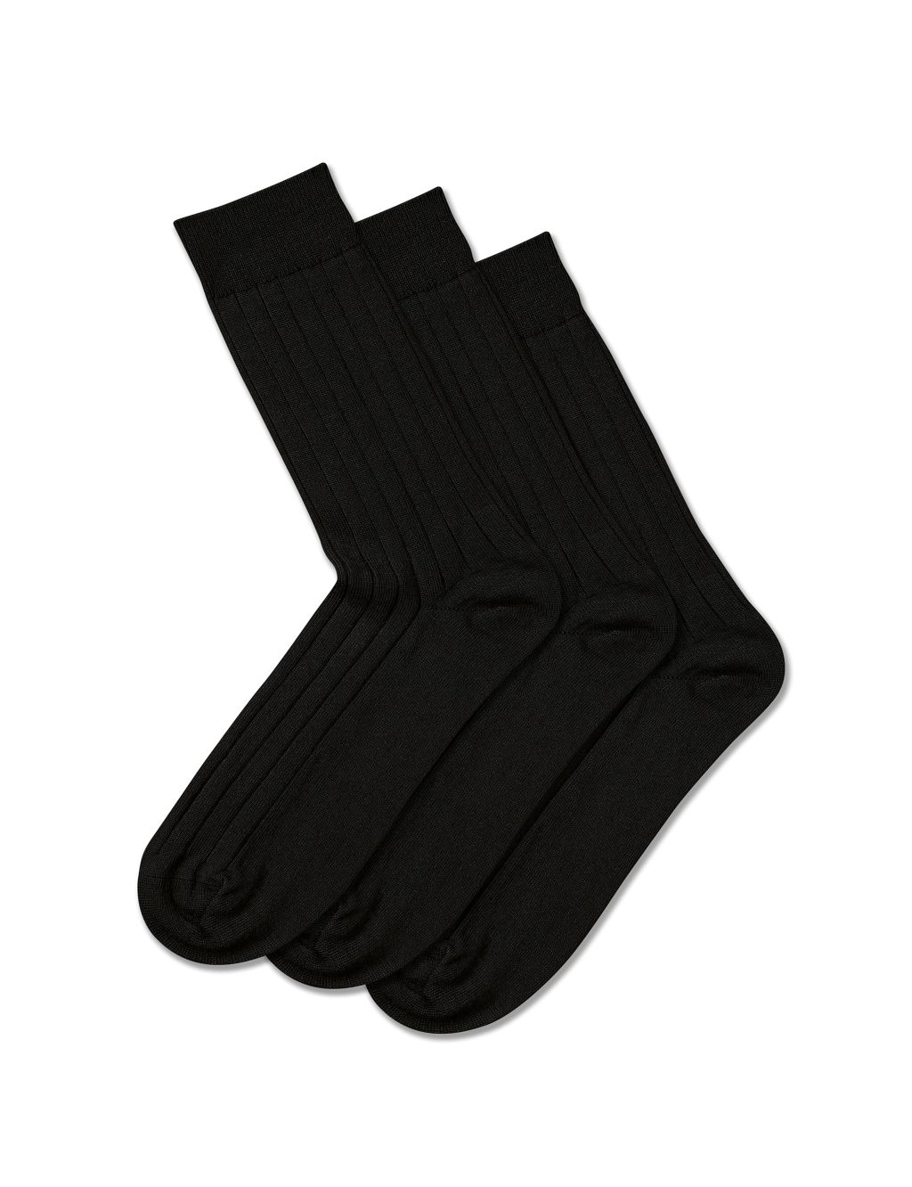Buy 3pk Merino Wool Blend Socks | Charles Tyrwhitt | M&S