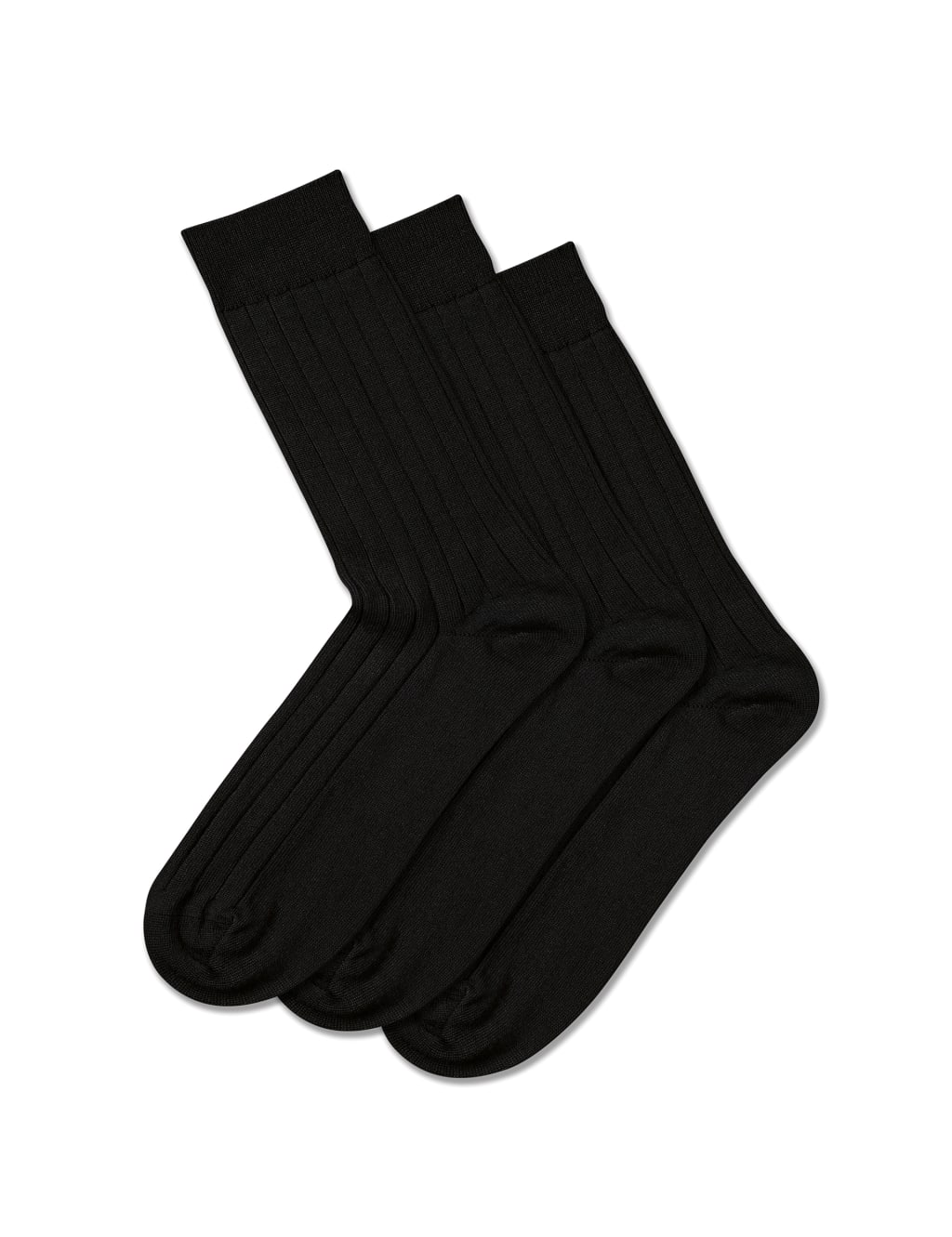 3pk Merino Wool Blend Socks Charles Tyrwhitt M&S