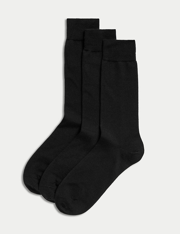 3pk Merino Wool Socks Image 1 of 2