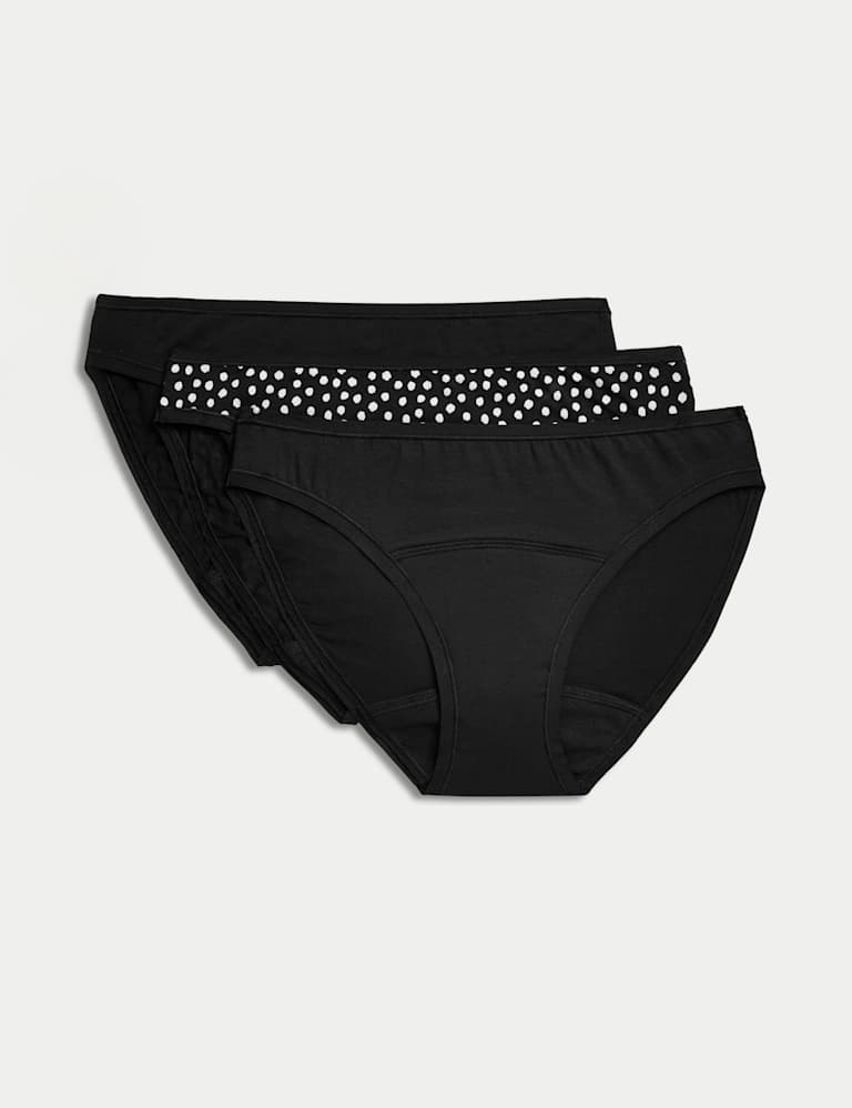 3pk Moderate Absorbency Period Bikini Knickers M S Collection M S