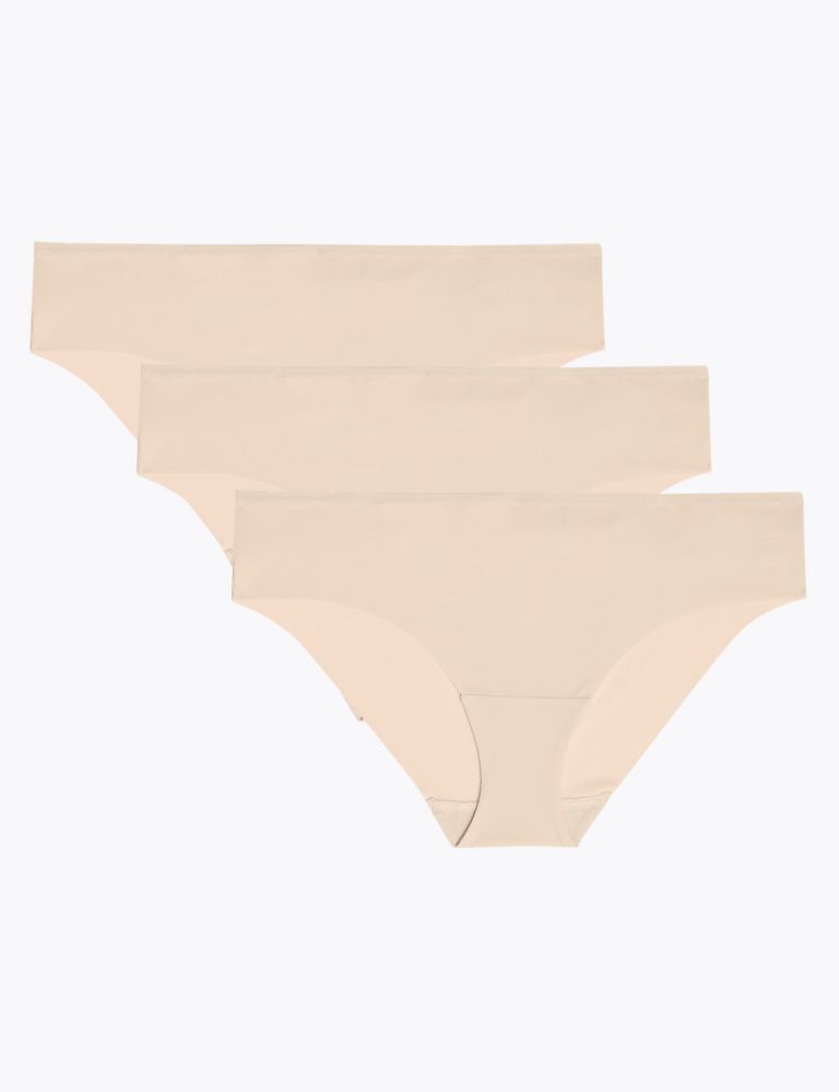 5x No-VPL Thongs Peach Cotton-Lined Multipack Fashion Brand Knickers S –  Worsley_wear