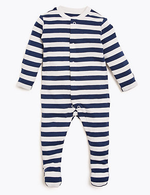 3pk Organic Cotton Forest Sleepsuits (6½lbs-3 Yrs) Image 2 of 8
