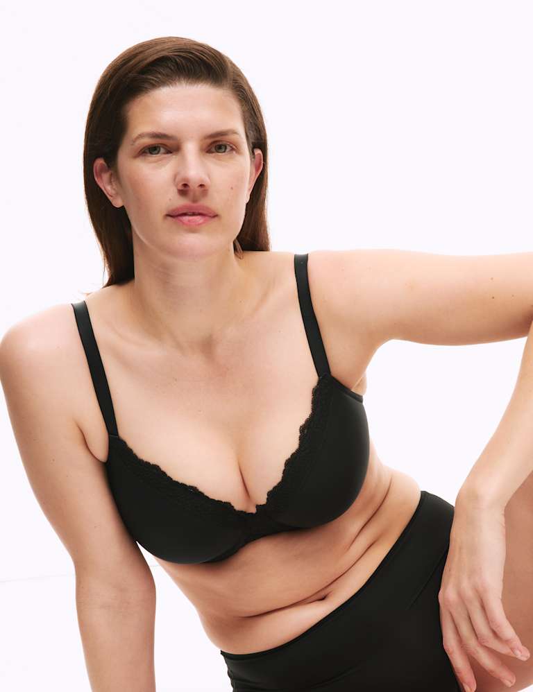 3pk Cotton Wired Push-Up Bras A-E, M&S Collection