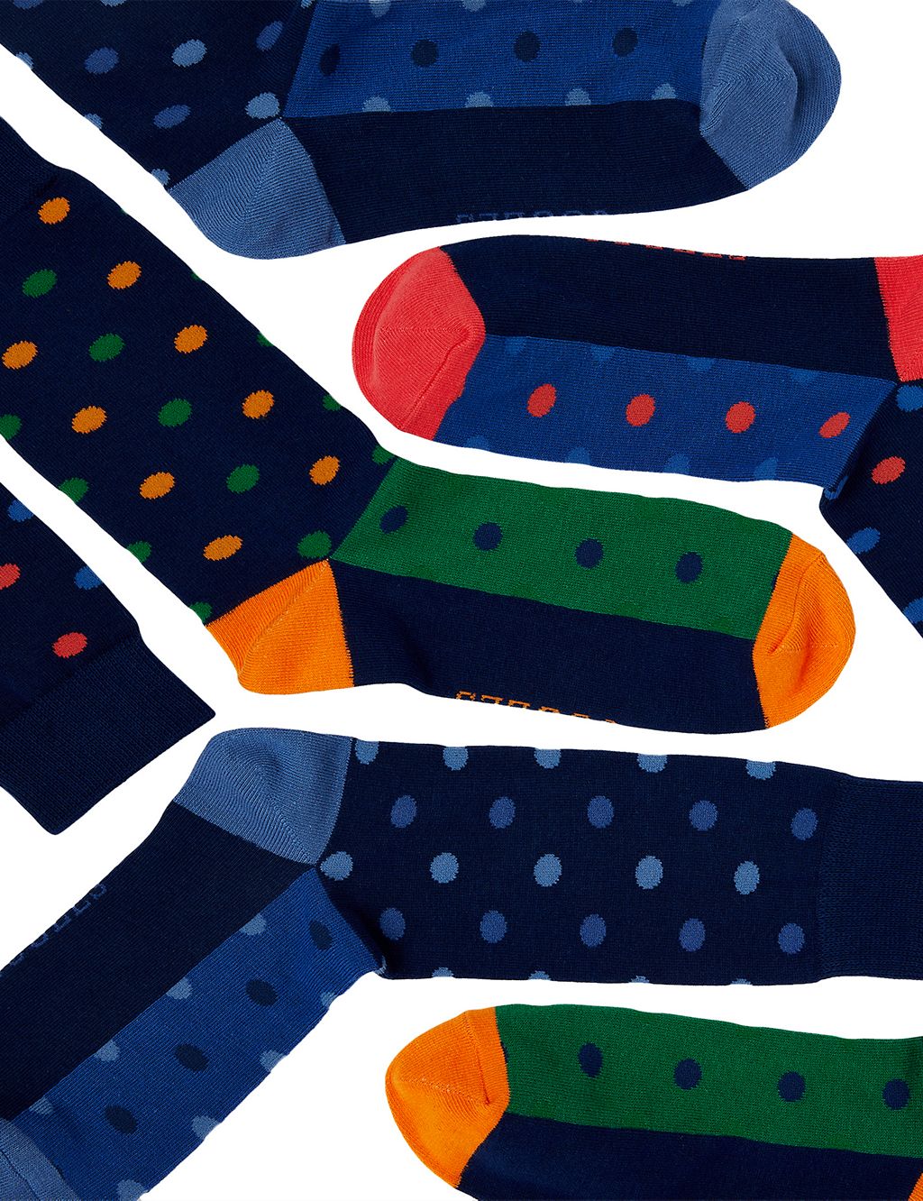 3pk Polka Dot Cotton Rich Socks | Joules | M&S