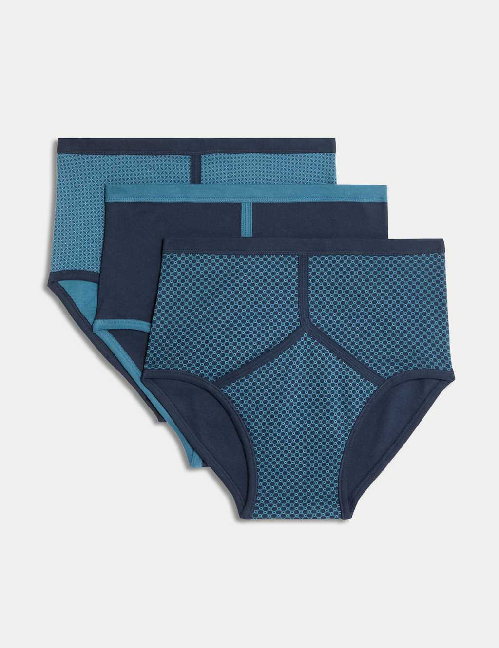 Perfect Collection 100% Cotton Briefs ~ Assorted Colours Pack of 3 – Big  Guys Menswear