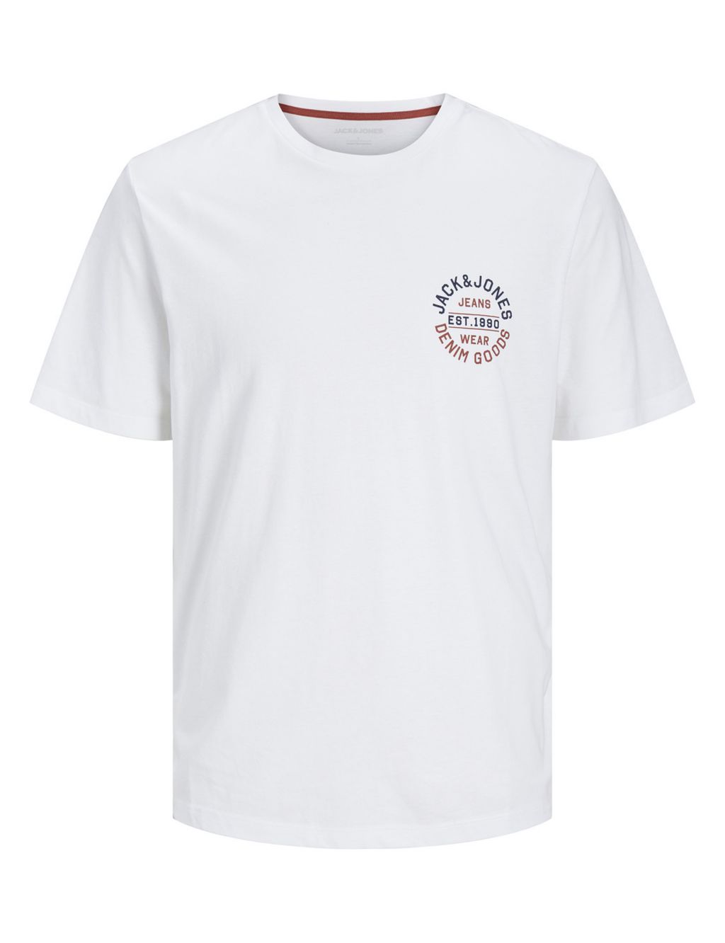 3pk Pure Cotton Crew Neck T-Shirts | JACK & JONES | M&S