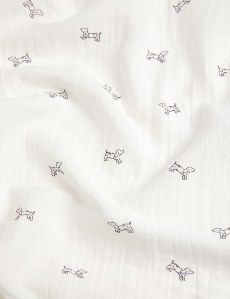 3pk Pure Cotton Dog Muslin Squares M S Collection M S