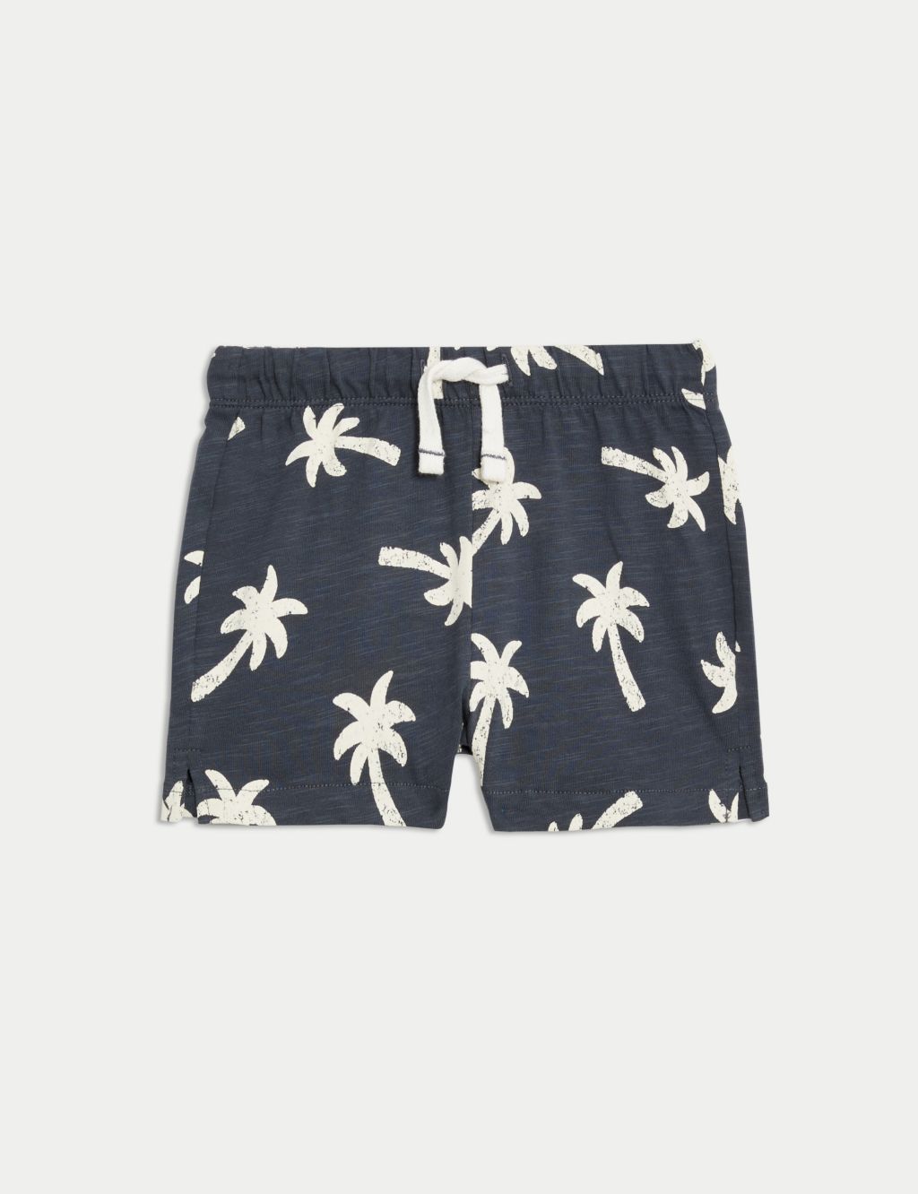3pk Pure Cotton Palm Tree Shorts (0-3 Yrs) 1 of 4
