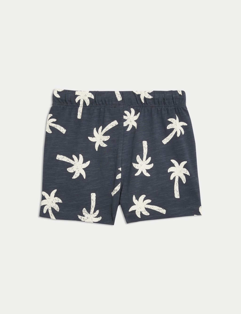 3pk Pure Cotton Palm Tree Shorts (0-3 Yrs) 2 of 4
