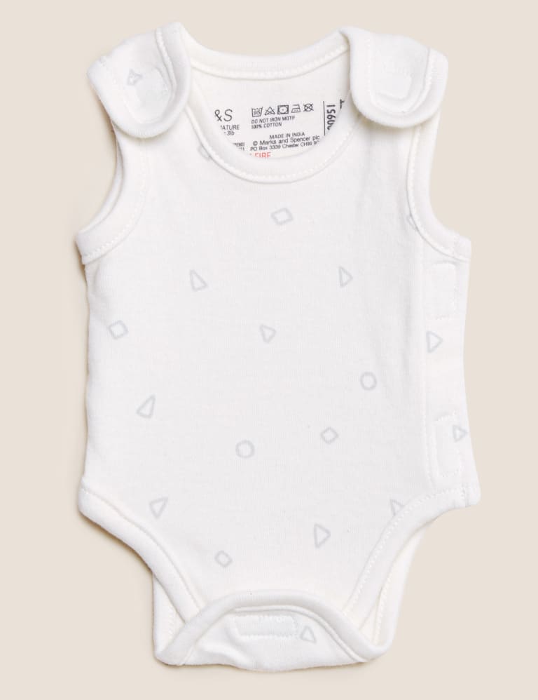 3pk Pure Cotton Premature Bodysuits 3lbs 4lbs