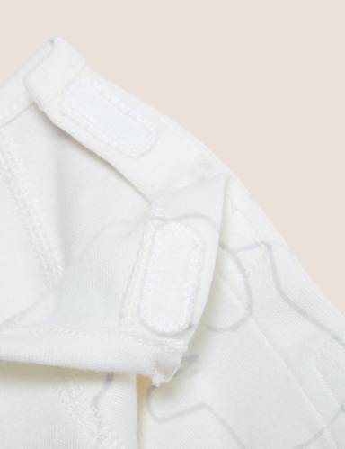 3pk Pure Cotton Premature Sleepsuits (3lbs-4lbs) 9 of 10