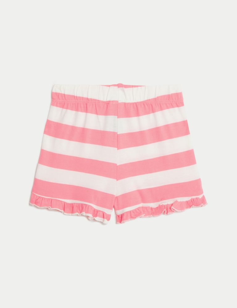Pink & White Striped Printed Boxer Shorts