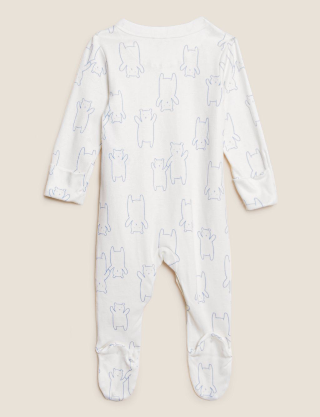 3pk Pure Cotton Printed Sleepsuits (5lbs-3 Yrs) 4 of 11