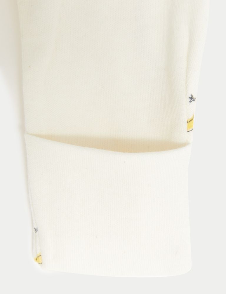 3pk Pure Cotton Safari Sleepsuits (6½lbs-3 Yrs) 5 of 5