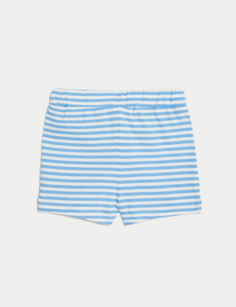 3pk Pure Cotton Shorts (0-3 Yrs) 3 of 4