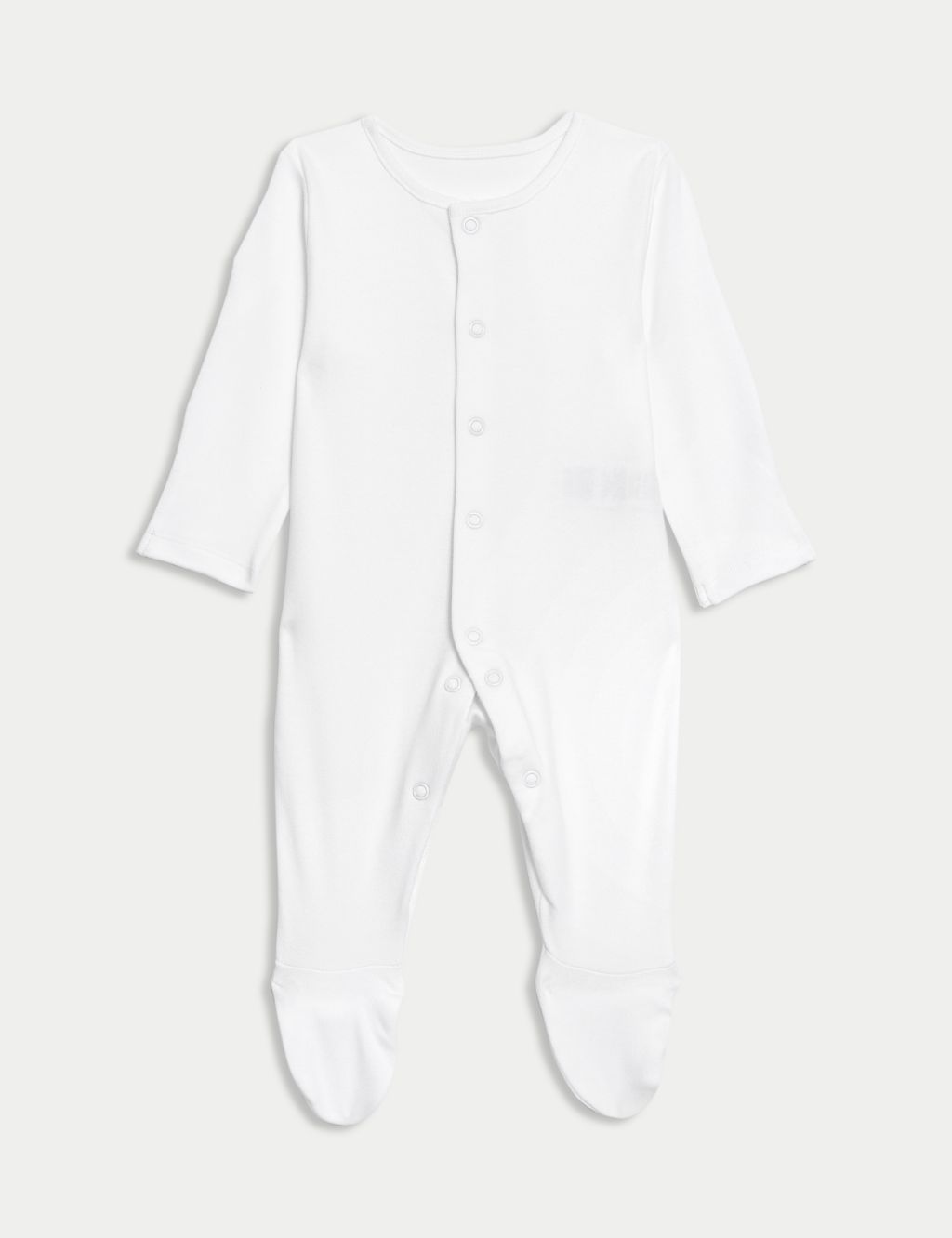 3pk Pure Cotton Sleepsuits (0-3 Yrs) 2 of 7